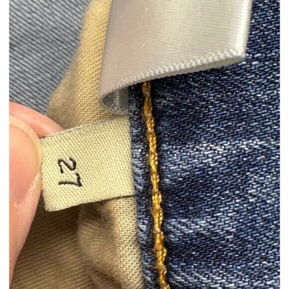 Rag & Bone Jeans, DRE Capri, Medium Wash, Frayed Hem, Skinny, Women's Size 27 - Picture 6 of 9